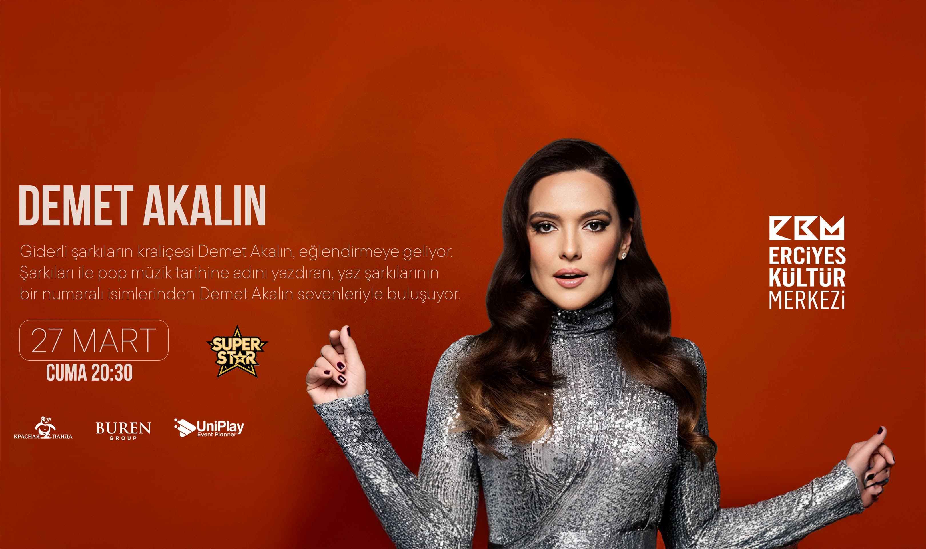 Demet Akalın Konseri afişi